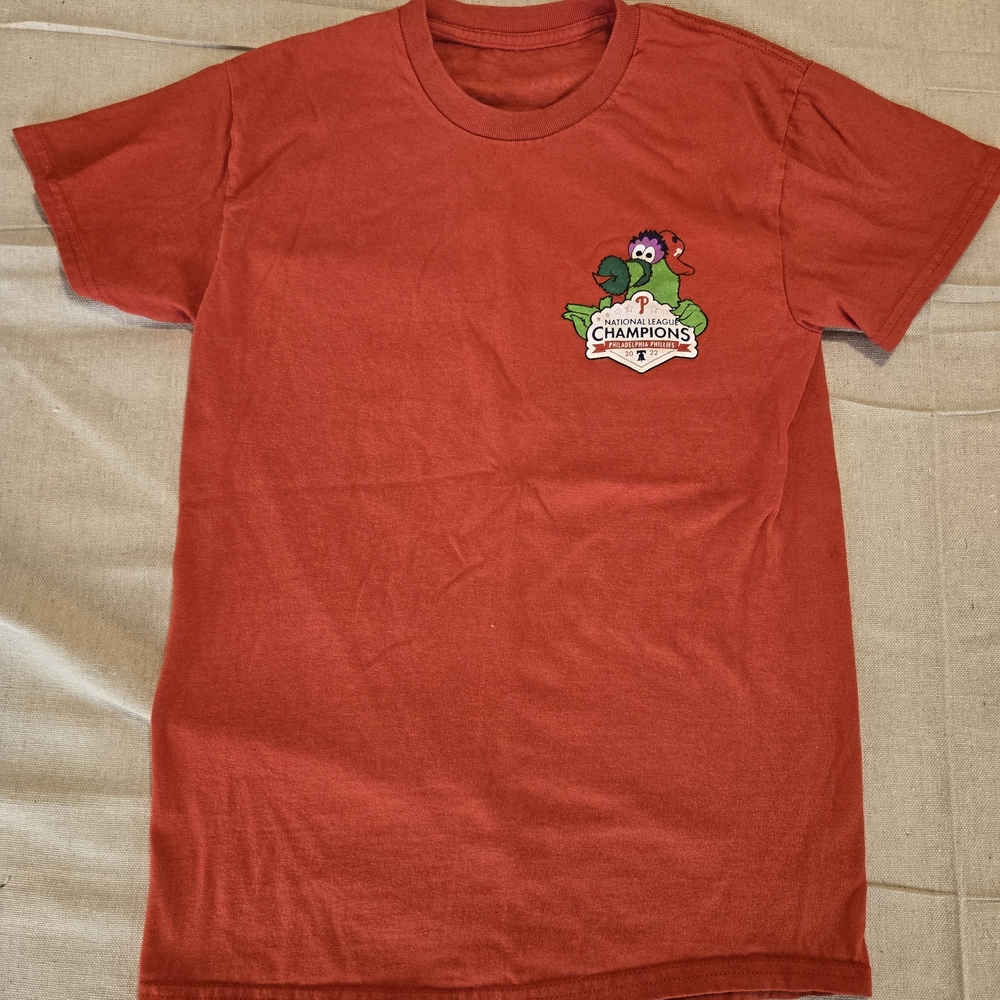 Philadelphia Phillies National League Champions 2022 Graphic T-Shirt Red